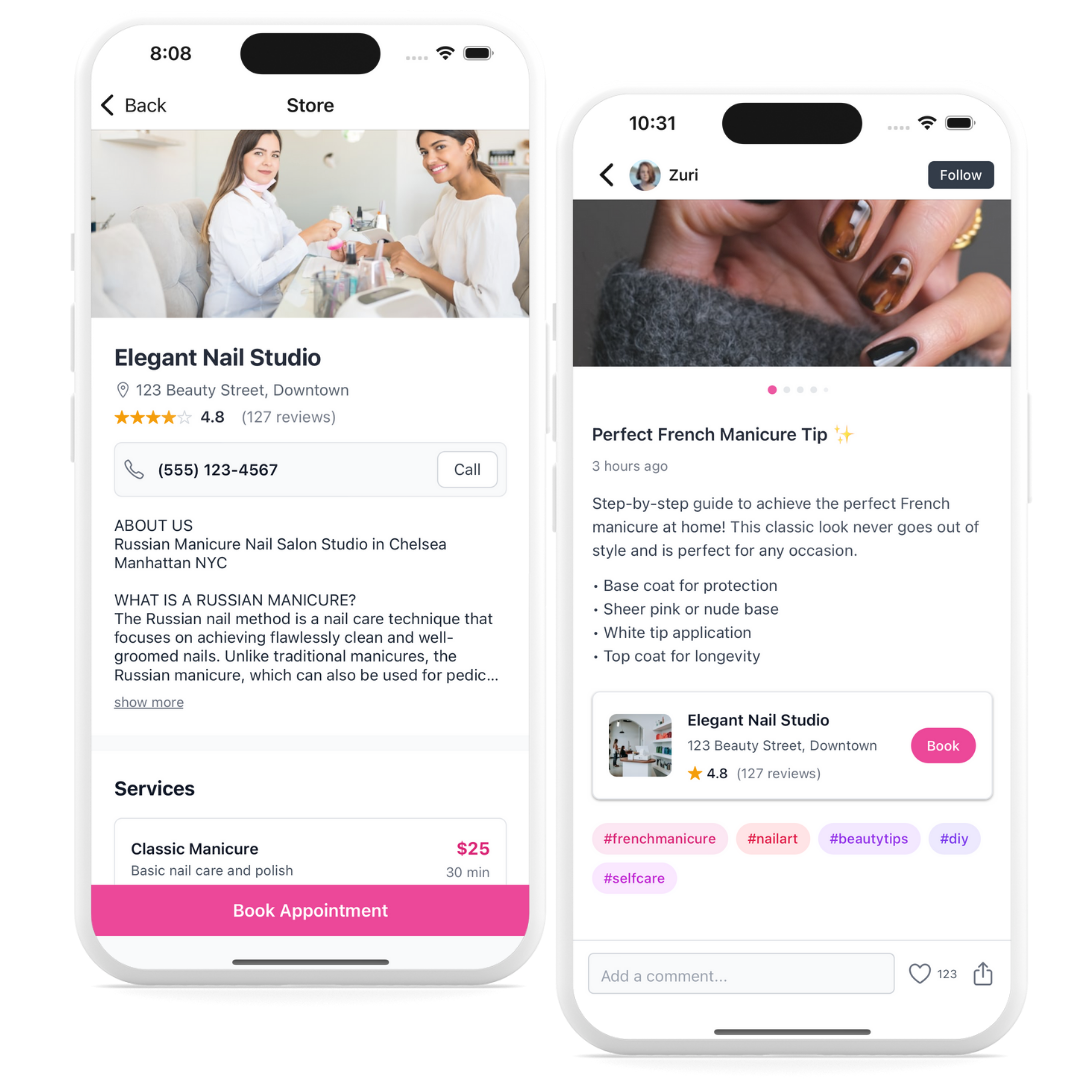 Mobile App Screenshot - Connect